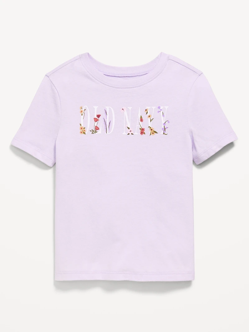 Short-Sleeve Logo-Graphic T-Shirt for Toddler Girls