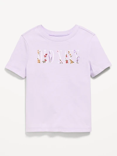 Short-Sleeve Logo-Graphic T-Shirt for Toddler Girls