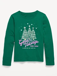 Long-Sleeve Graphic T-Shirt for Girls