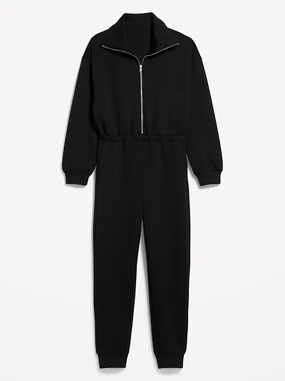Bounce Fleece Zip Jumpsuit