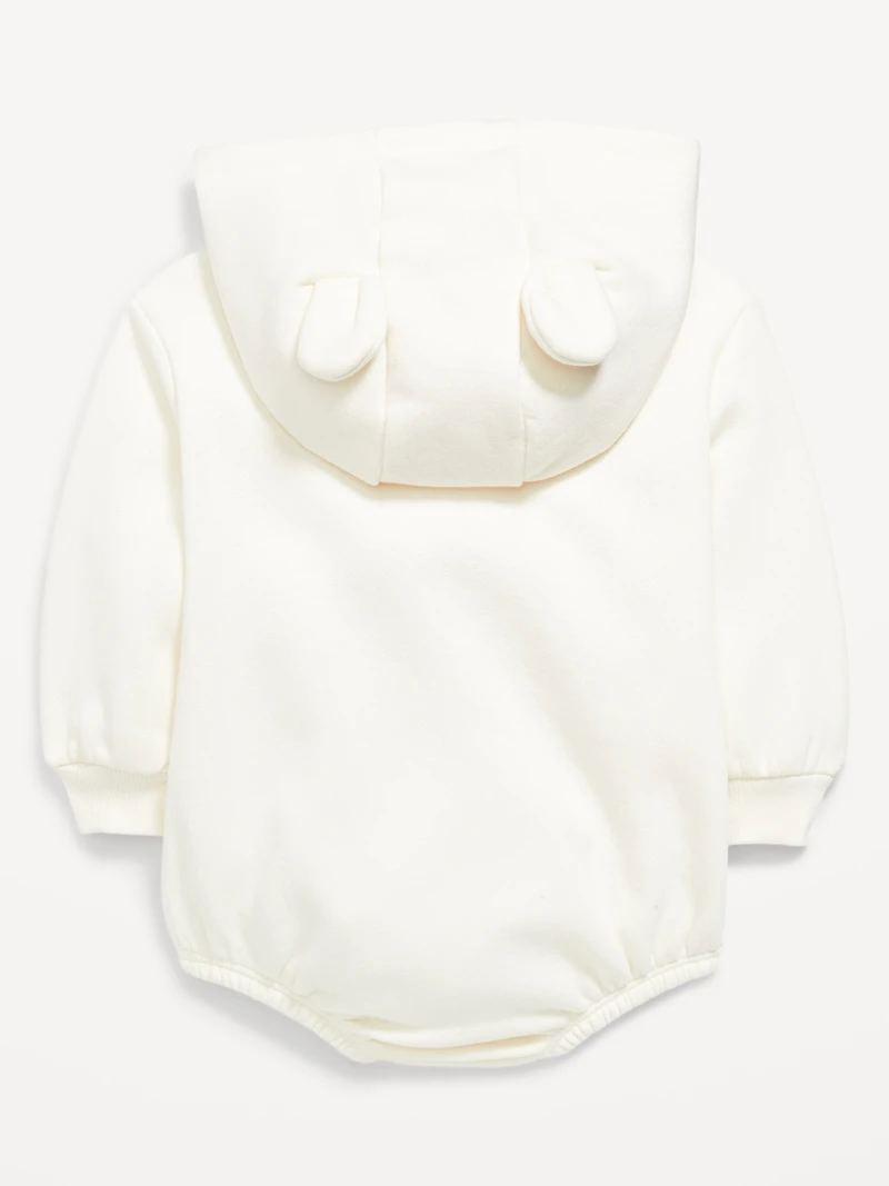 Disney© Hooded Winnie the Pooh Fleece One-Piece Romper for Baby