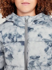 Printed Water-Resistant Puffer Jacket for Boys