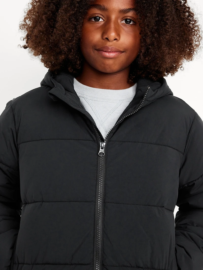 Water-Resistant Puffer Jacket for Boys