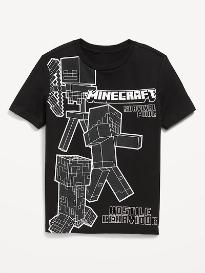 Minecraft™ Gender-Neutral Graphic T-Shirt for Kids