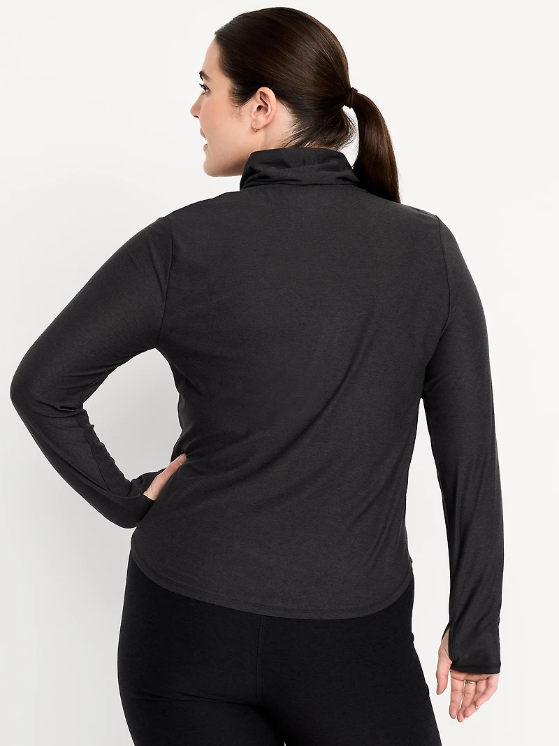 CloudMotion Funnel Neck Top