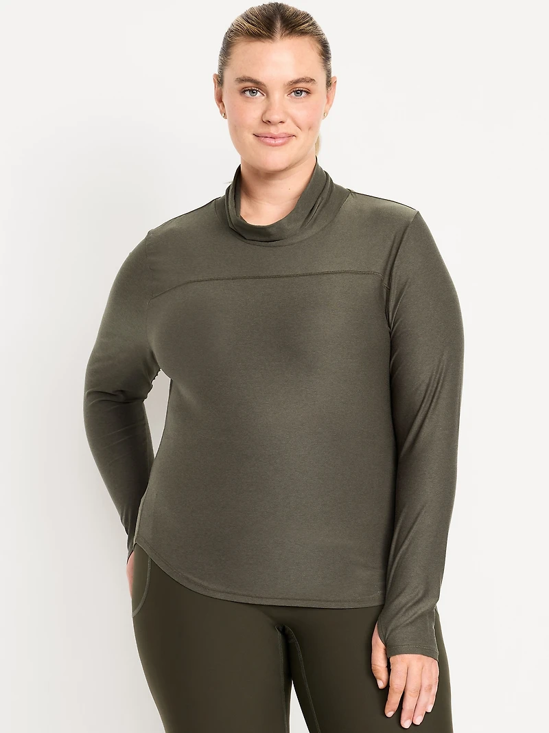 CloudMotion Funnel Neck Top