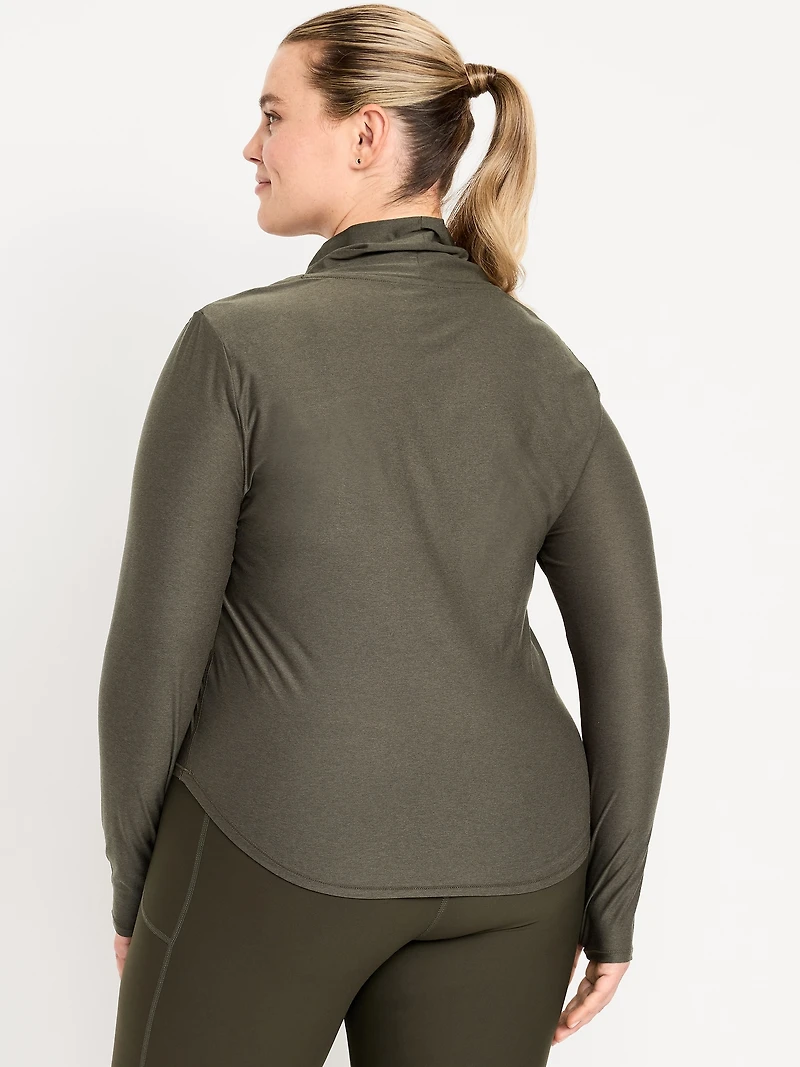 CloudMotion Funnel Neck Top