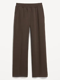 High-Waisted Bounce Fleece Wide-Leg Sweatpants
