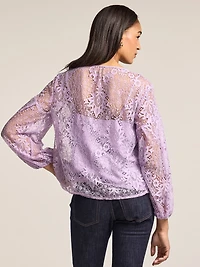 Old Navy x Anna Sui Lace Applique Top