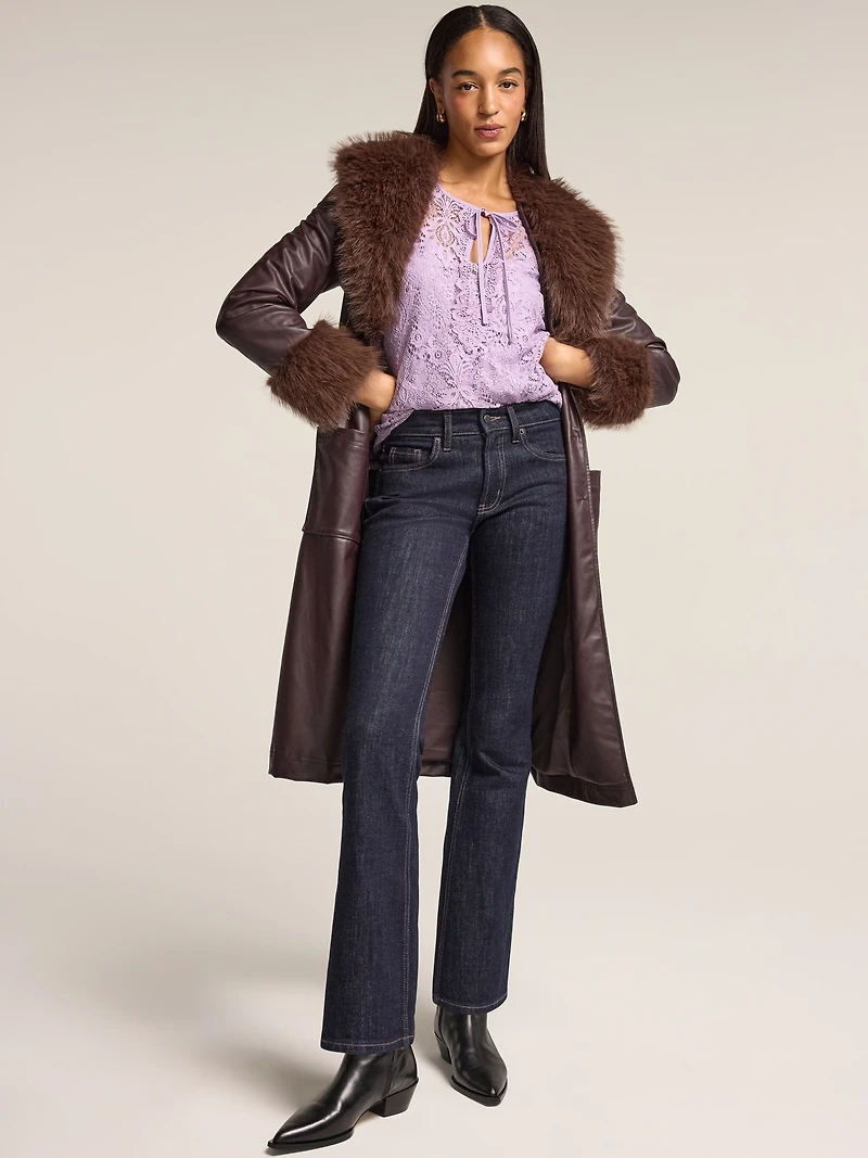 Old Navy x Anna Sui Lace Applique Top