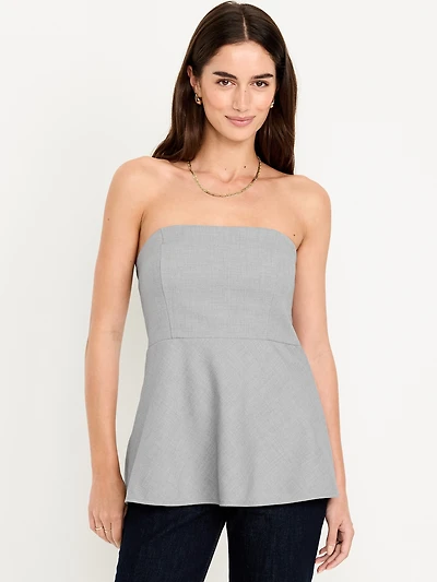 Fitted Strapless Top