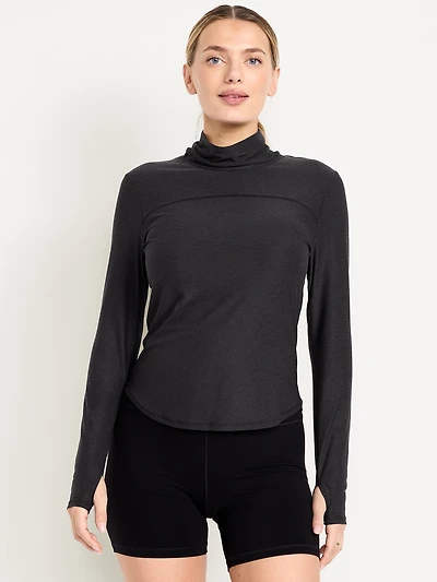 CloudMotion Funnel Neck Top