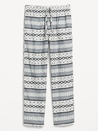Printed Flannel Pajama Pants for Men