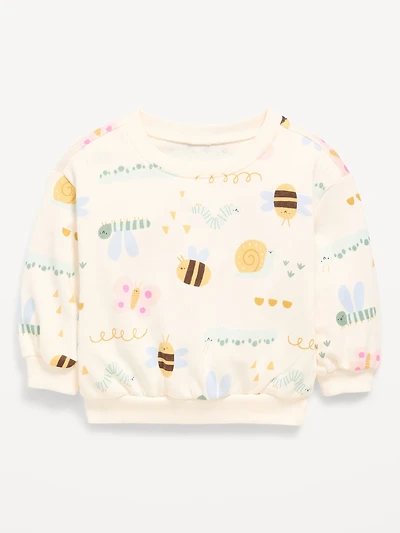 Printed Crew-Neck Sweatshirt for Baby
