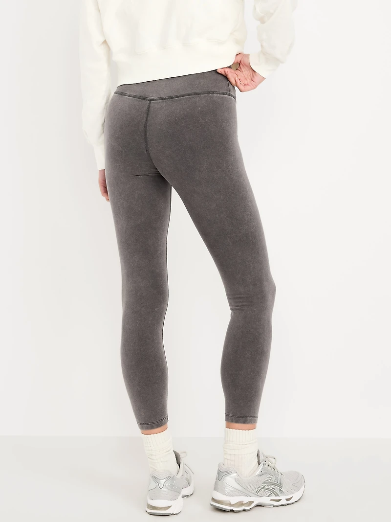 High-Waisted PowerChill 7/8 Cotton Leggings