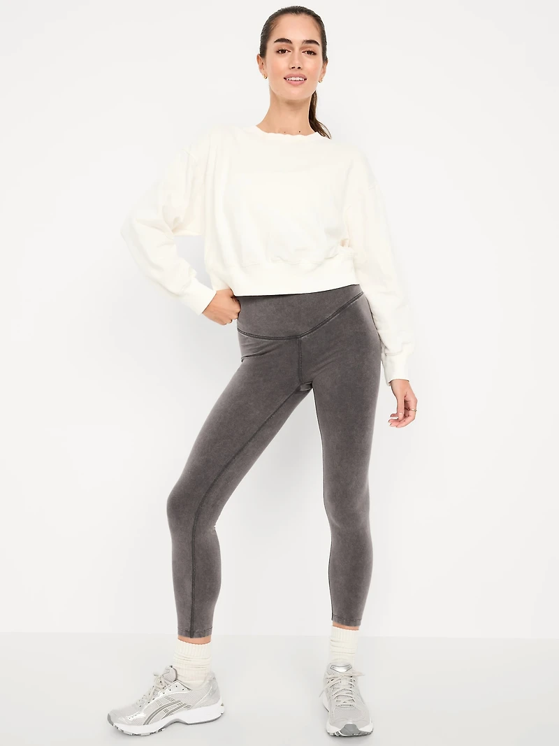 High-Waisted PowerChill 7/8 Cotton Leggings