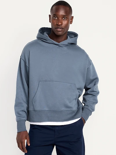 Oversized Cropped Hoodie