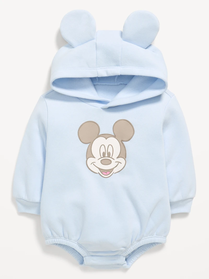 Disney© Hooded Fleece One-Piece Romper for Baby