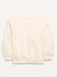 Crew-Neck Graphic Sweatshirt for Toddler Girls