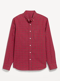 Classic Fit Everyday Plaid Poplin Shirt