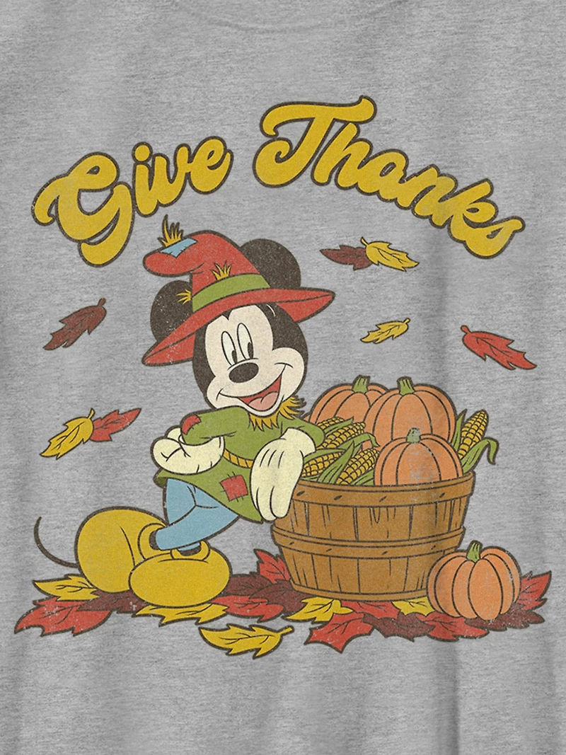 Mickey Classic Thankful Graphic T-Shirt for Kids