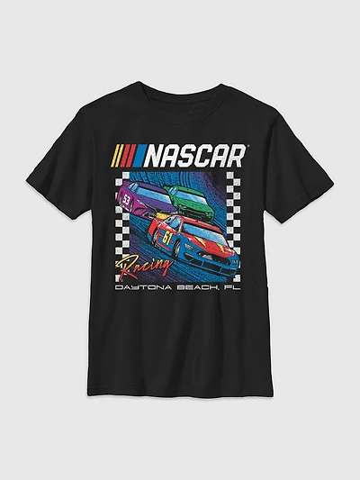 Nascar Check Racers Graphic T-Shirt for Kids