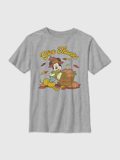 Mickey Classic Thankful Graphic T-Shirt for Kids