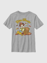 Mickey Classic Thankful Graphic T-Shirt for Kids