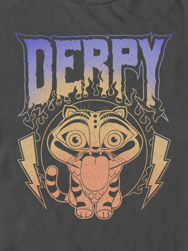 K-Pop Demon Hunters Derp Metal Graphic T-Shirt