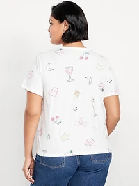 EveryWear Crew-Neck Printed T-Shirt