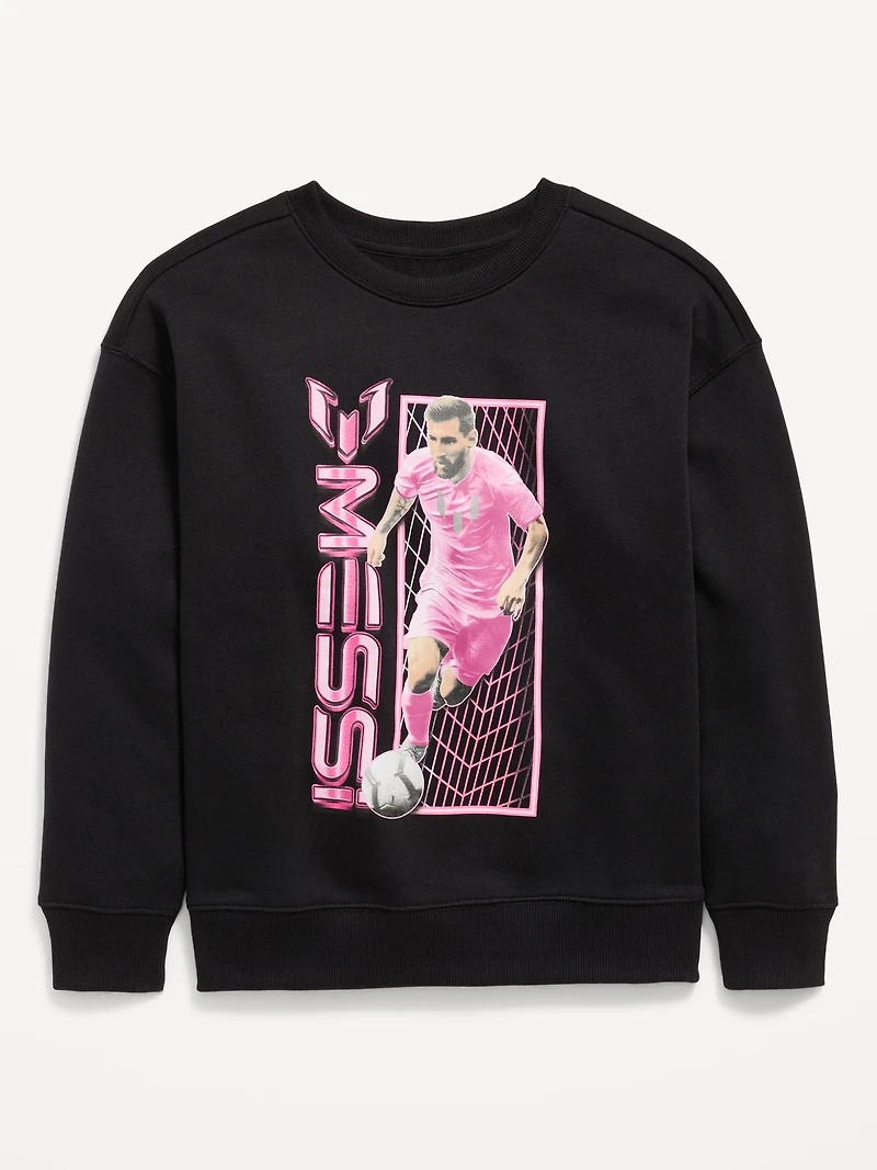 Messi™ Oversized Crew-Neck Graphic Sweatshirt for Boys
