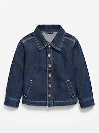 Loose Jean Barn Coat for Toddler Boys