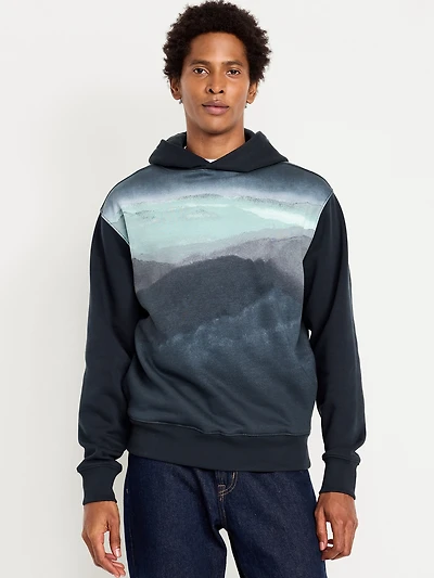 Rotation Graphic Popover Hoodie