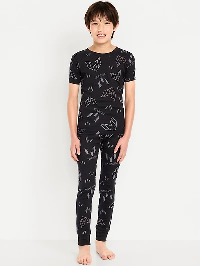 Messi™ Gender-Neutral Snug-Fit Graphic Pajama Set for Kids
