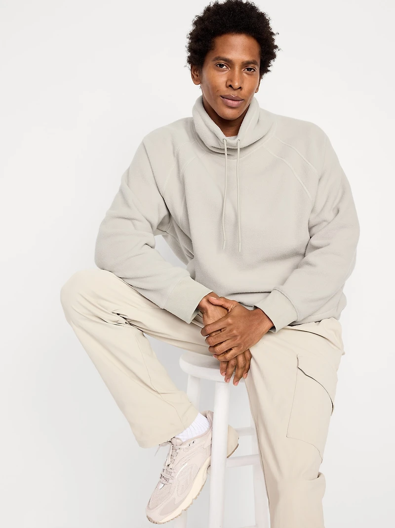 Funnel Neck Microfleece Pullover
