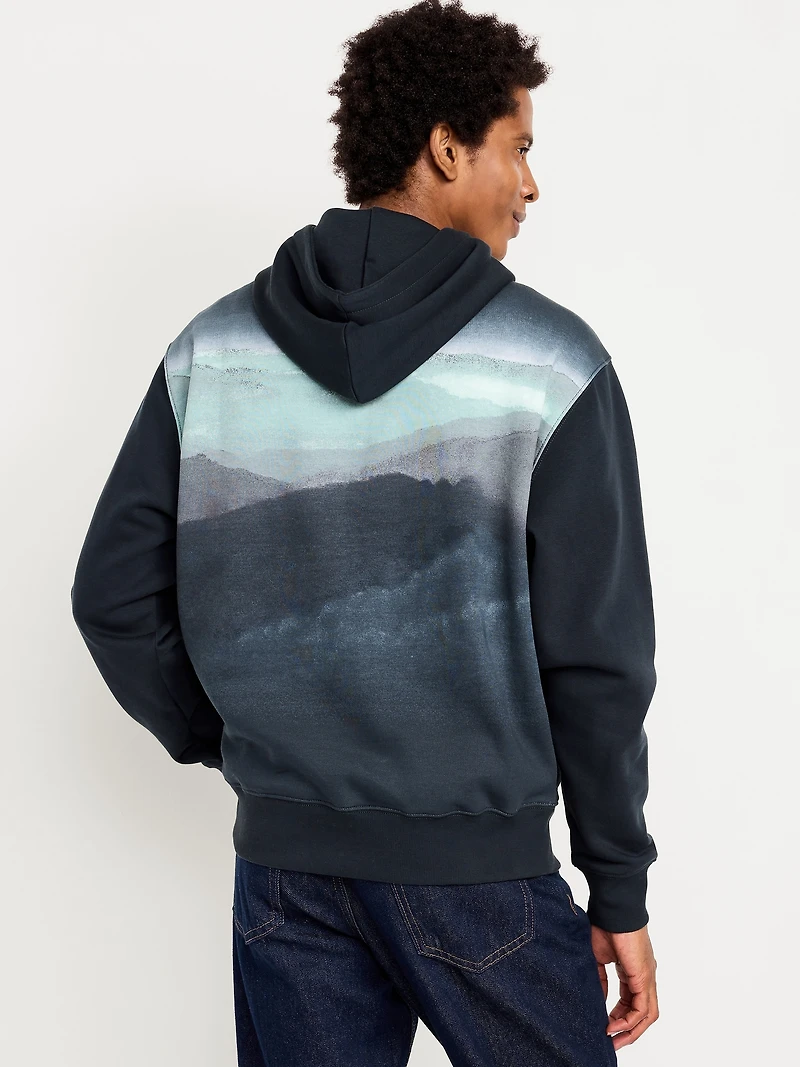 Rotation Graphic Popover Hoodie
