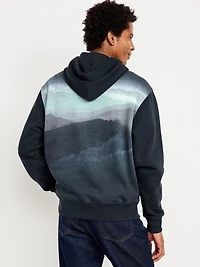 Rotation Graphic Popover Hoodie