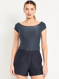 CloudMotion Ballet Twist-Back Top