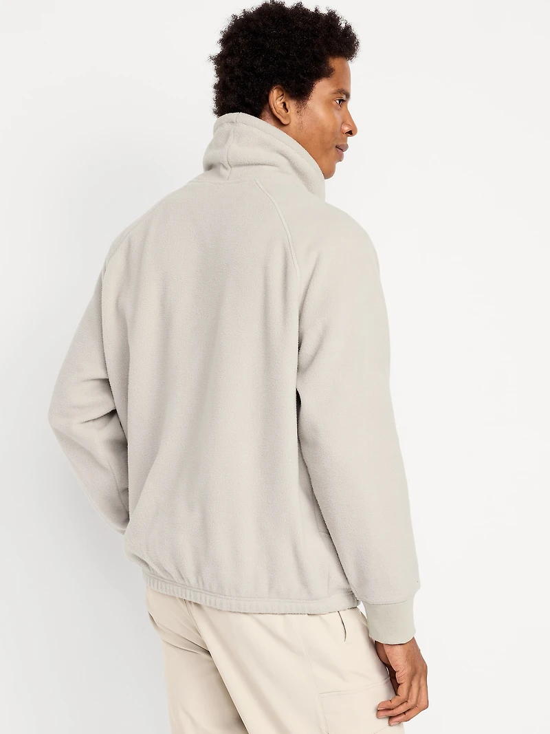 Funnel Neck Microfleece Pullover