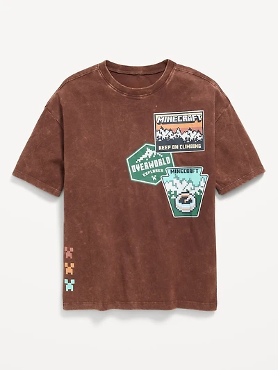 Minecraft™ Gender-Neutral Graphic T-Shirt for Kids