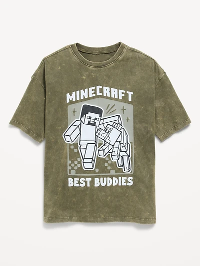 Minecraft™ Gender-Neutral Graphic T-Shirt for Kids