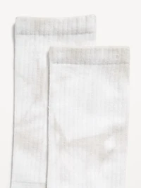 Tie-Dye Crew Socks for Women