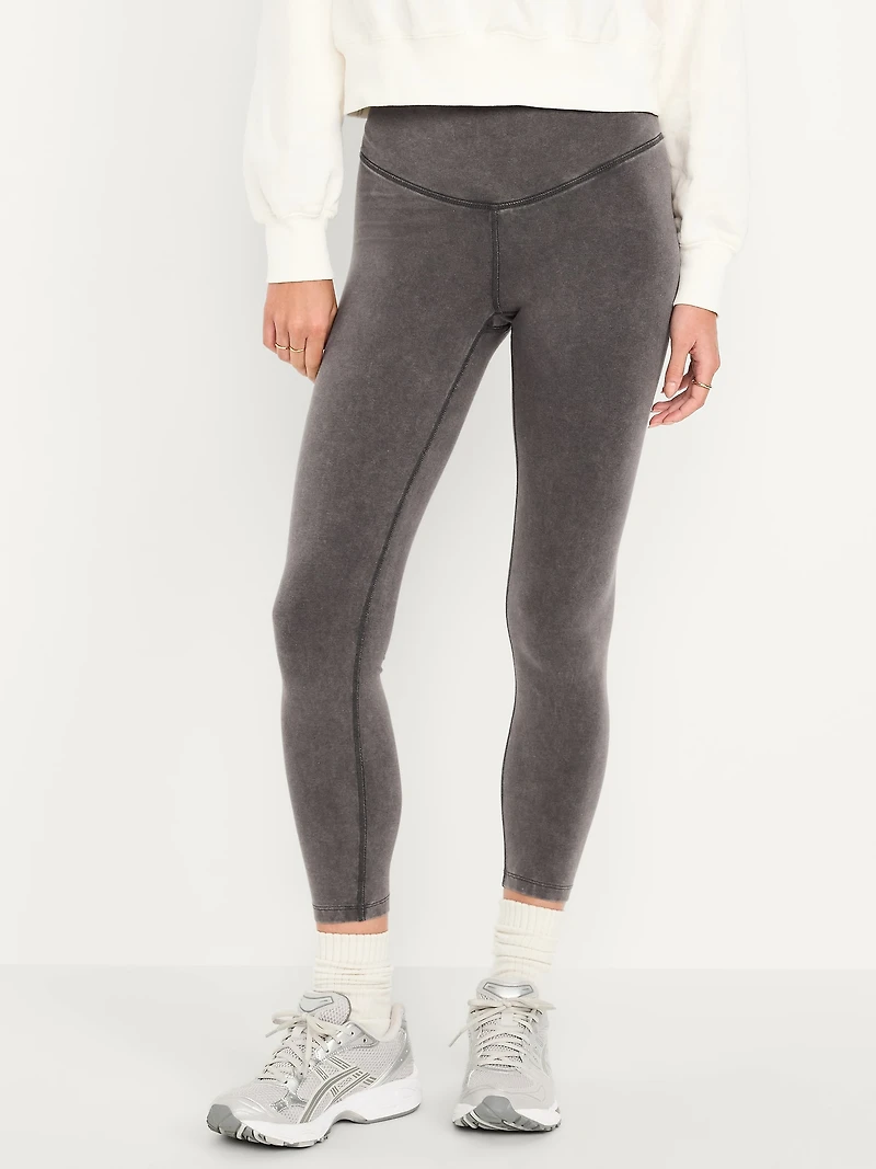 High-Waisted PowerChill 7/8 Cotton Leggings