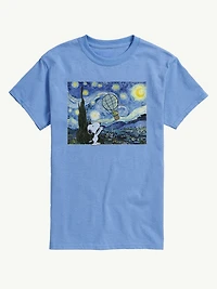 Peanuts Starry Night Short Sleeve Graphic Tee