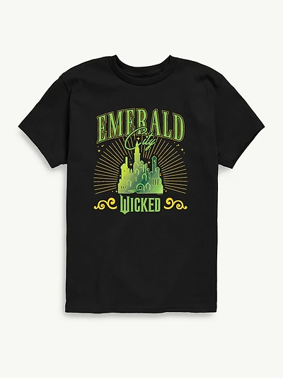 Wicked Emerald City Short Sleeve Tee For Kids