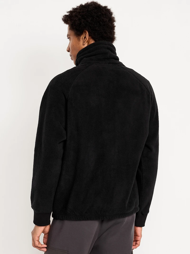 Funnel Neck Microfleece Pullover
