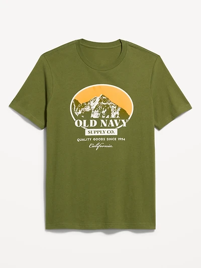 Crew-Neck Logo-Graphic T-Shirt