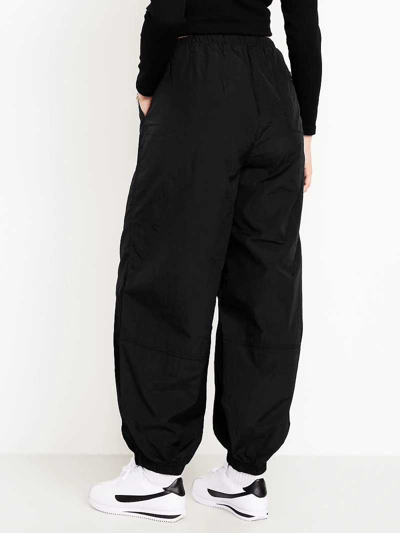 Pull-On Bubble Windbreaker Pants