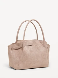 Large Belted Tote Bag