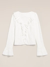 Old Navy x Anna Sui V-Neck Floral Lace Top